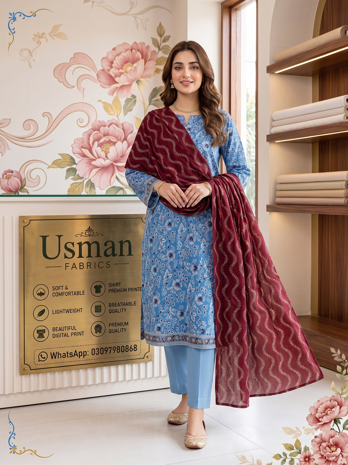 Ladies 3-Piece Suits | Stylish & Elegant 3PC Women’s Suits in Pakistan